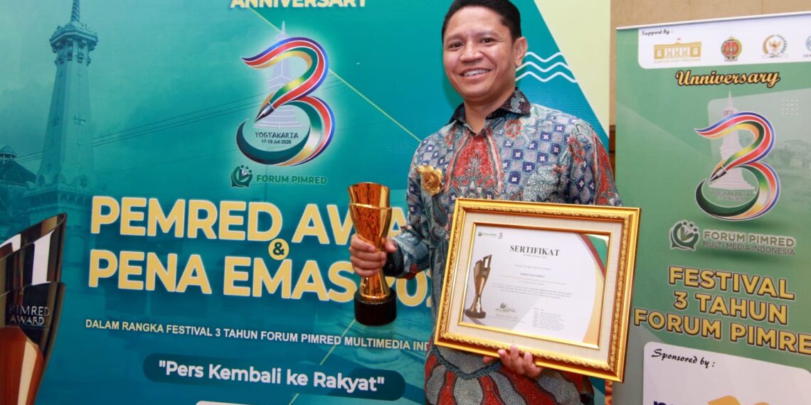 Robertus B. Berot Raih Pemred Award 2026, Dinilai Sukses Pimpin PT Munja Utama Indonesia